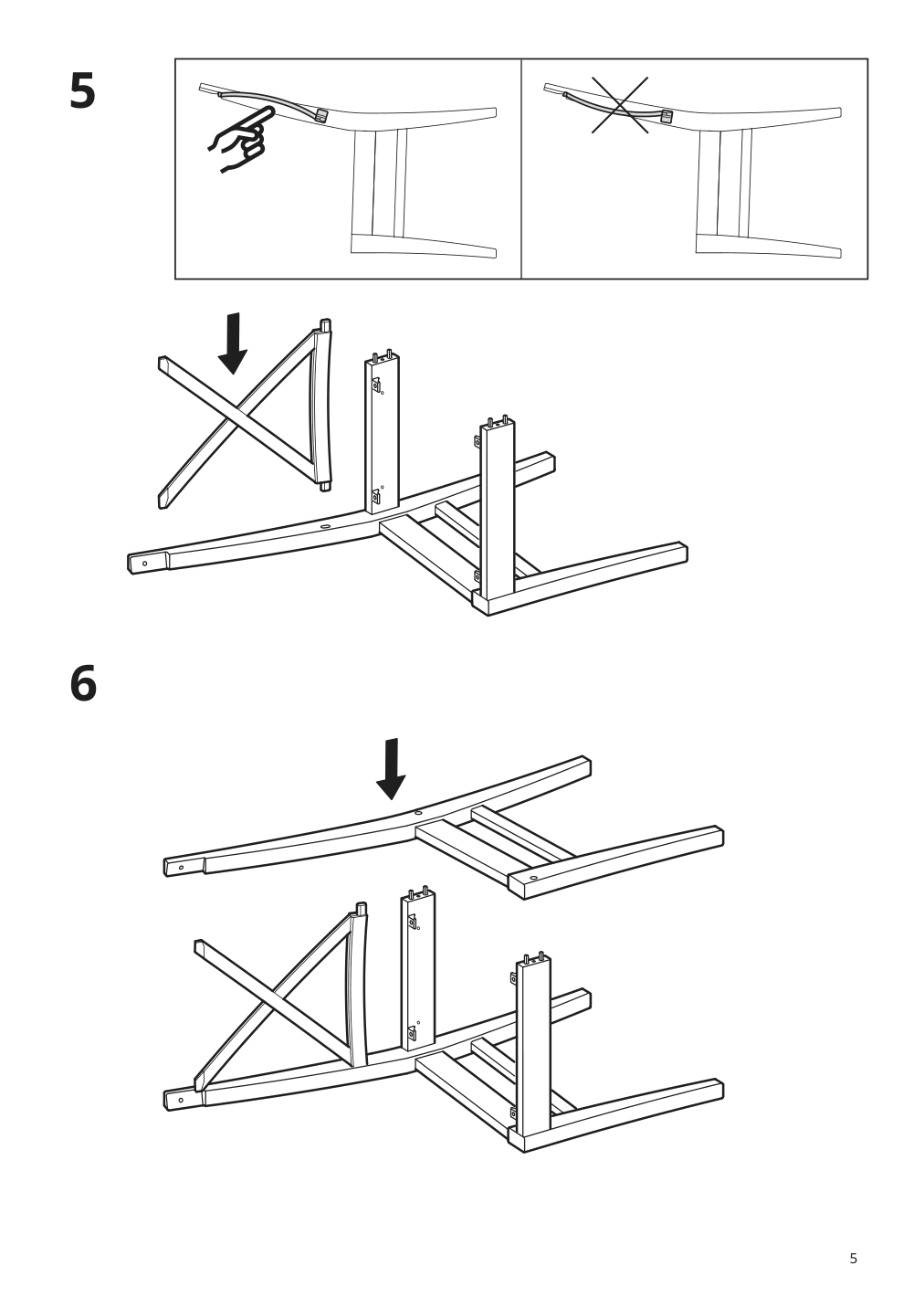 Assembly instructions for IKEA Ingolf chair brown black | Page 5 - IKEA LANEBERG / INGOLF table and 4 chairs 594.829.59