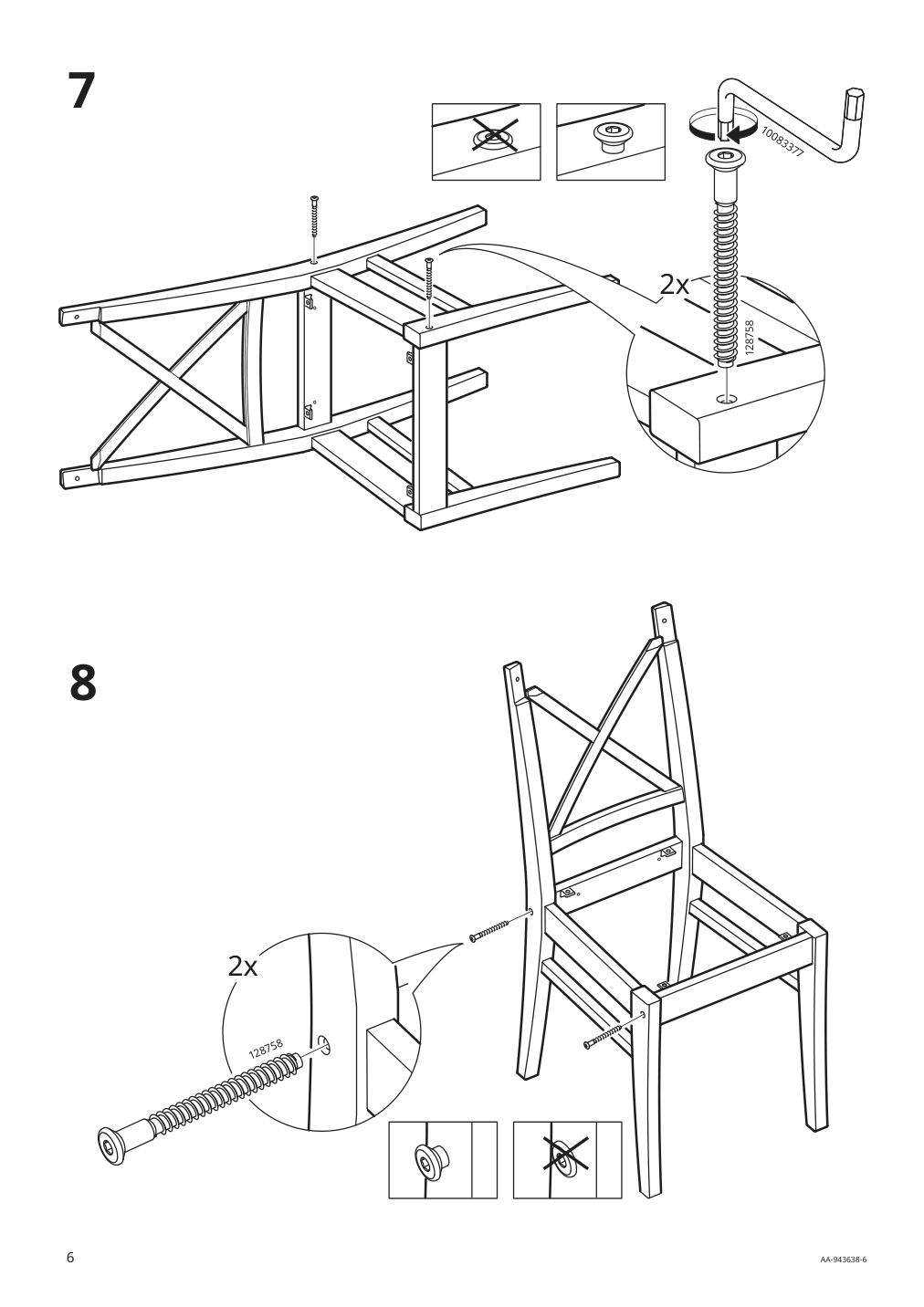 Assembly instructions for IKEA Ingolf chair brown black | Page 6 - IKEA INGOLF chair 602.178.22