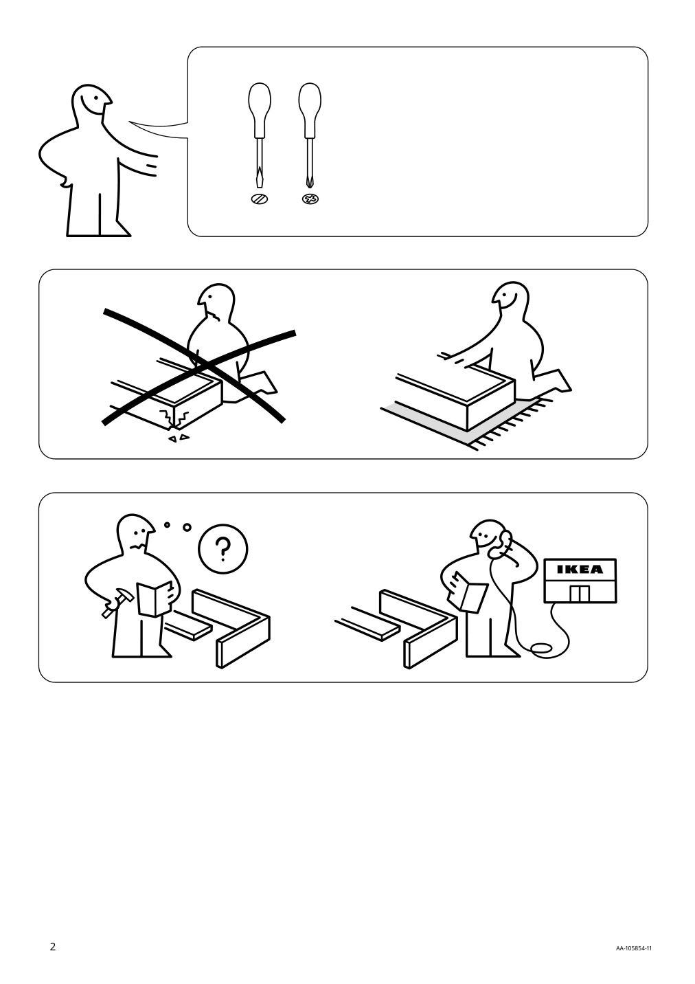 Assembly instructions for IKEA Ingolf chair white | Page 2 - IKEA INGOLF chair 193.998.20