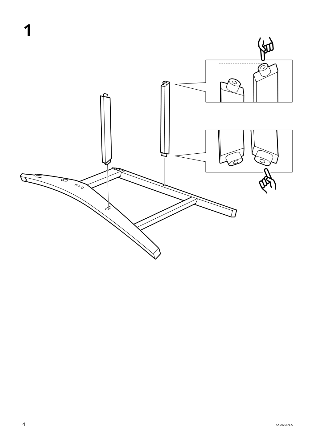 Assembly instructions for IKEA Ingolf junior chair antique stain | Page 4 - IKEA INGOLF junior chair 603.538.38