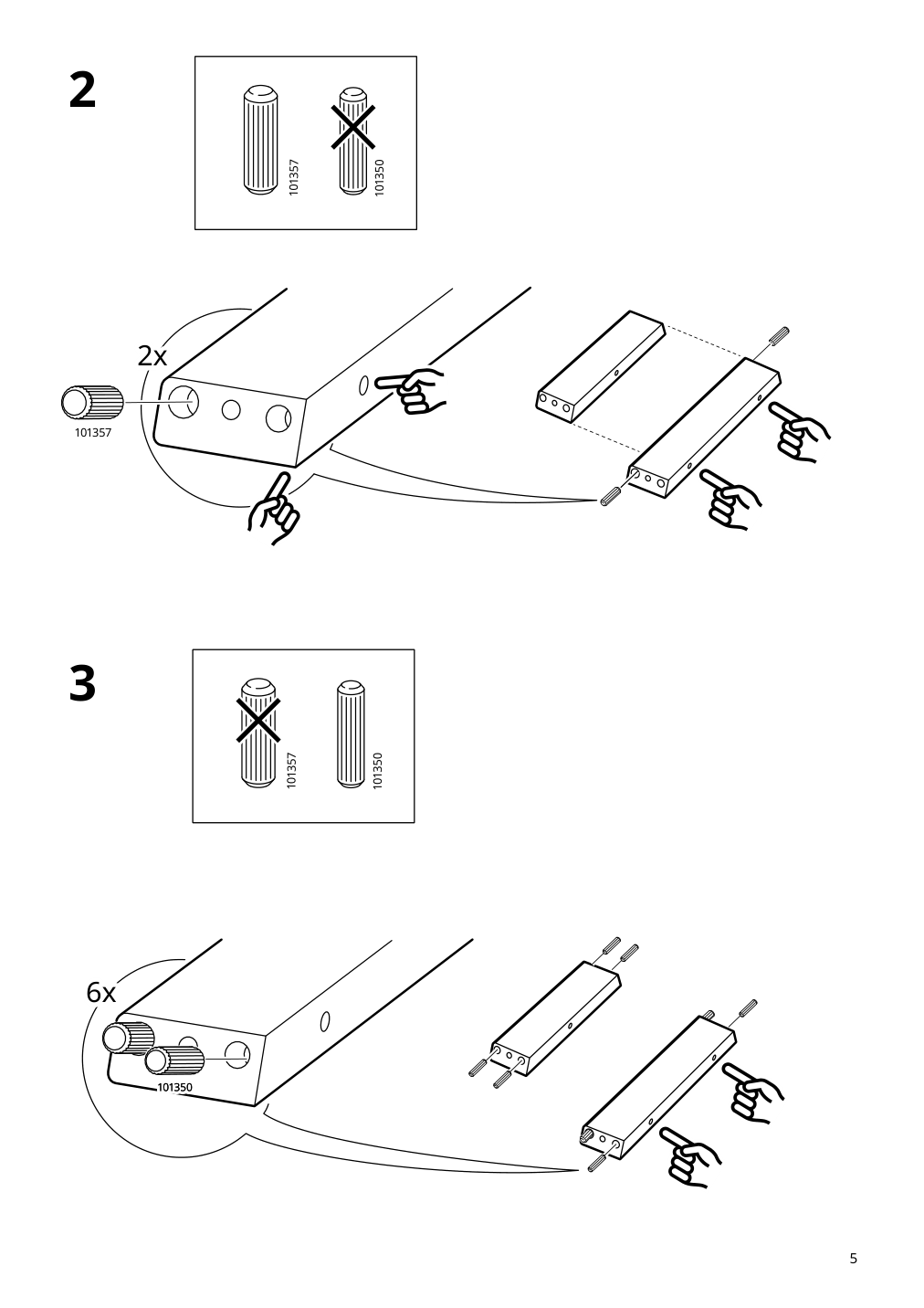 Assembly instructions for IKEA Ingolf junior chair antique stain | Page 5 - IKEA INGOLF junior chair 603.538.38