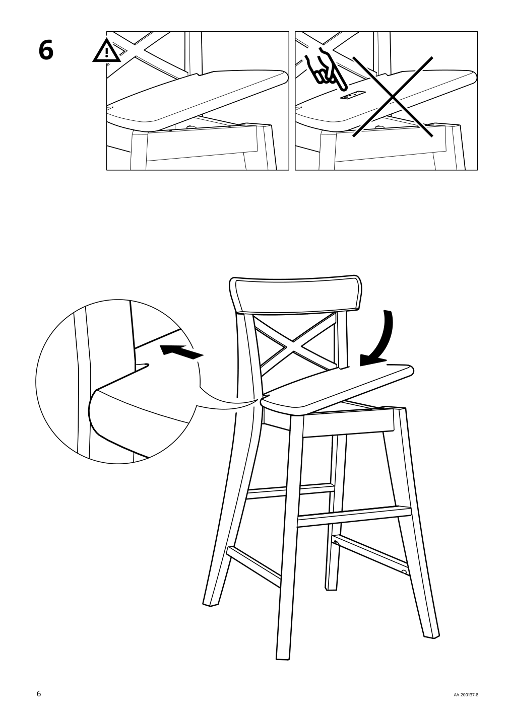 Assembly instructions for IKEA Ingolf junior chair white | Page 6 - IKEA INGOLF junior chair 901.464.56