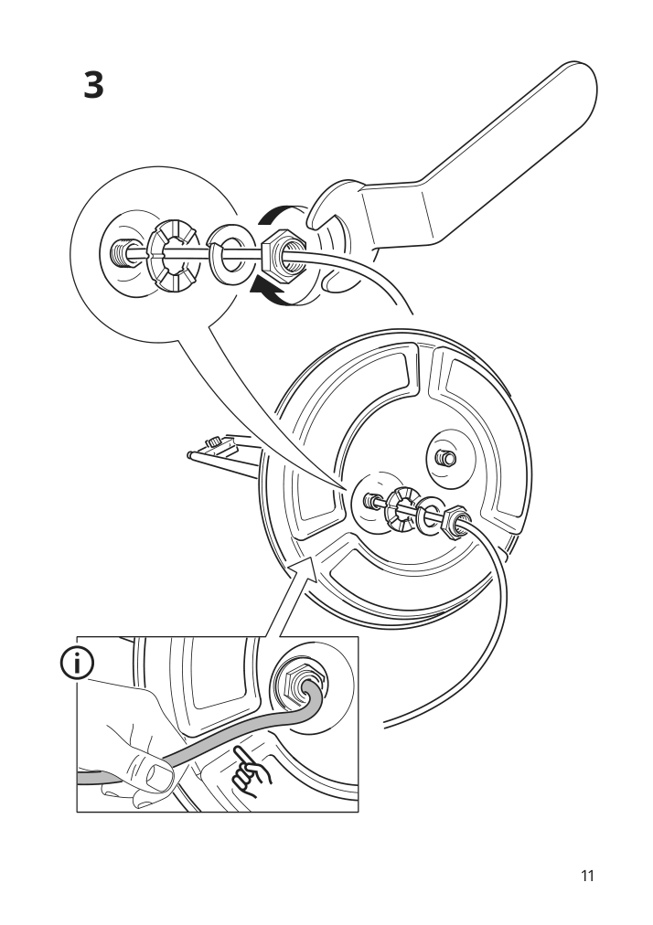 Assembly instructions for IKEA Isjakt led floor uplighter reading lamp dimmable nickel plated | Page 11 - IKEA ISJAKT LED floor uplighter/reading lamp 404.597.08