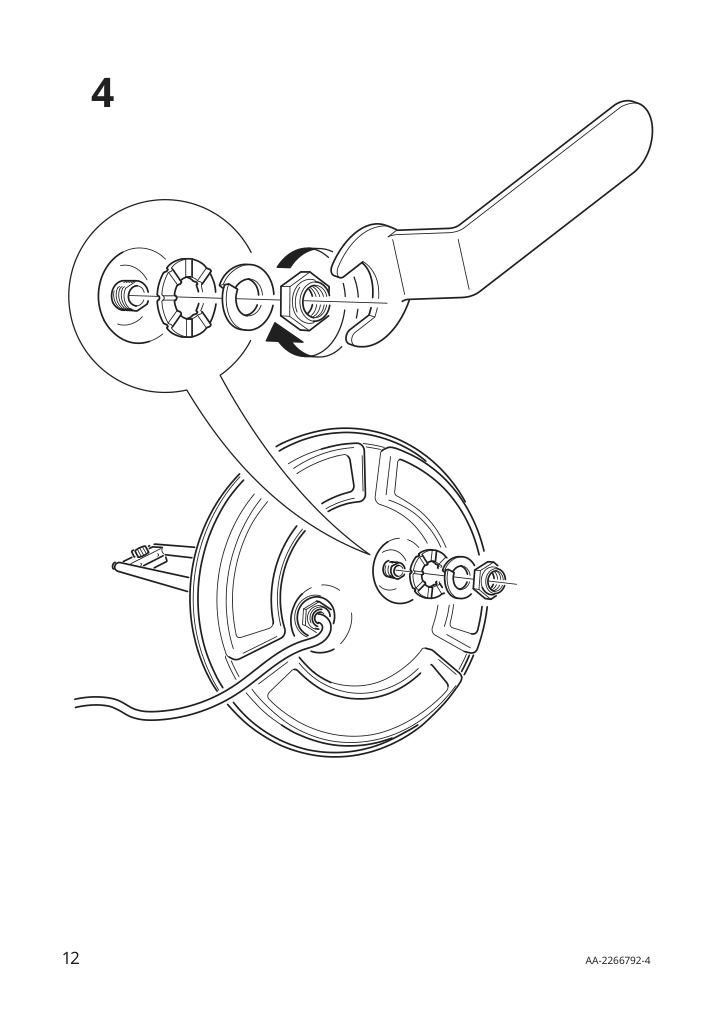 Assembly instructions for IKEA Isjakt led floor uplighter reading lamp dimmable nickel plated | Page 12 - IKEA ISJAKT LED floor uplighter/reading lamp 404.597.08