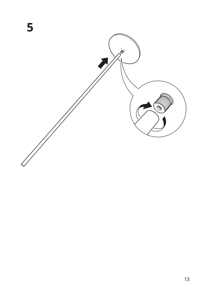 Assembly instructions for IKEA Isjakt led floor uplighter reading lamp dimmable nickel plated | Page 13 - IKEA ISJAKT LED floor uplighter/reading lamp 404.597.08