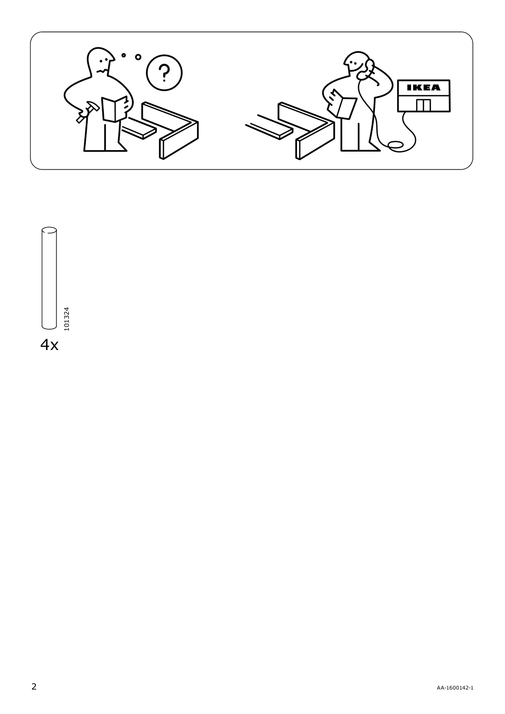 Assembly instructions for IKEA Ivar bottle rack gray | Page 2 - IKEA IVAR bottle rack 403.102.08