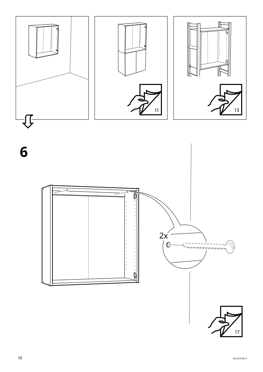 Assembly instructions for IKEA Ivar cabinet pine | Page 10 - IKEA IVAR shelving unit 695.628.23