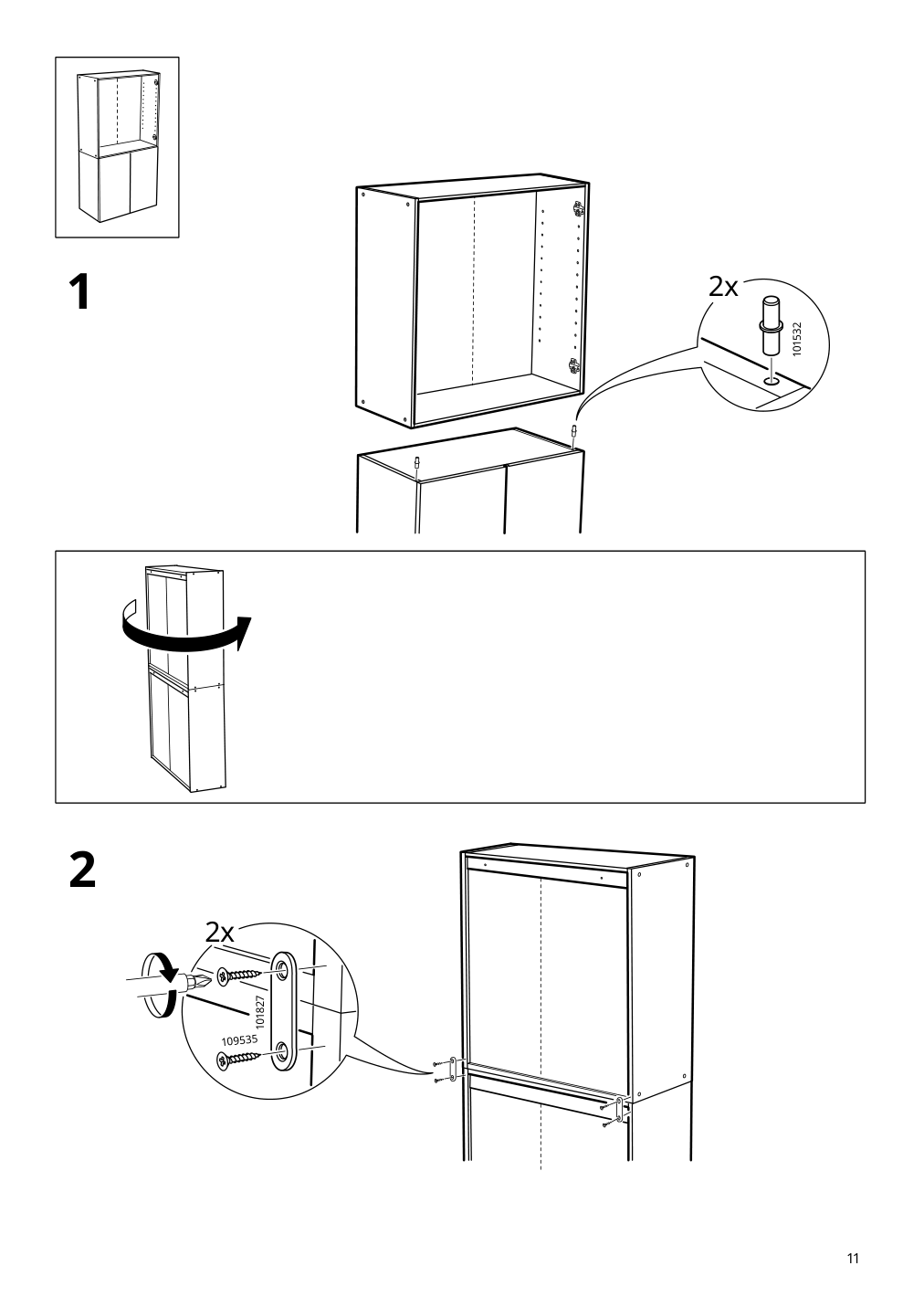 Assembly instructions for IKEA Ivar cabinet pine | Page 11 - IKEA IVAR cabinet 400.337.63