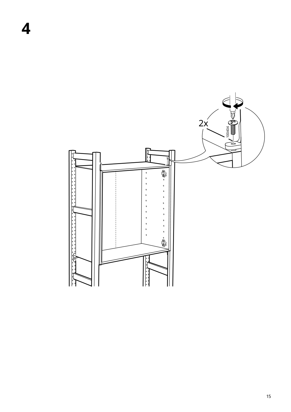 Assembly instructions for IKEA Ivar cabinet pine | Page 15 - IKEA IVAR shelving unit 695.628.23