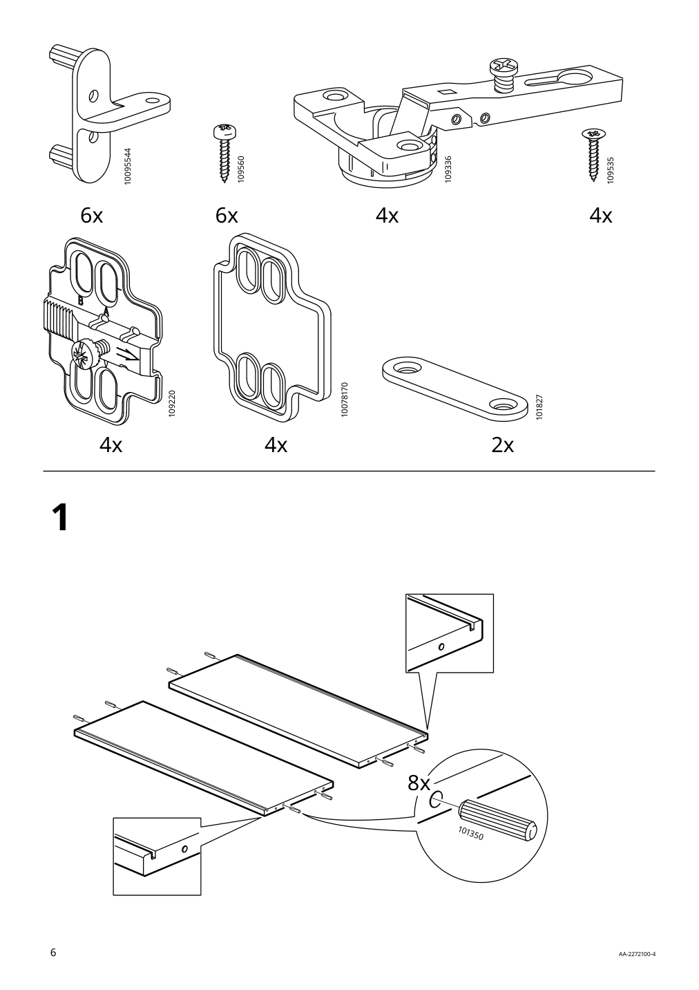 Assembly instructions for IKEA Ivar cabinet pine | Page 6 - IKEA IVAR shelving unit with cabinet 294.223.30