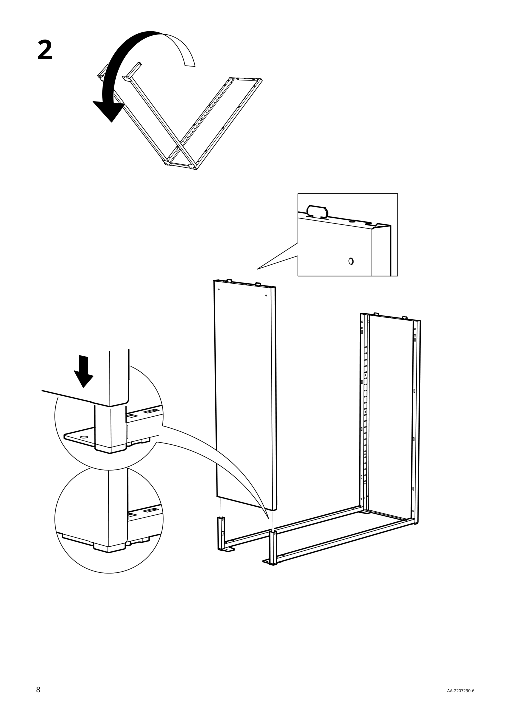 Assembly instructions for IKEA Ivar cabinet with doors gray green mesh | Page 8 - IKEA IVAR cabinet with doors 895.081.18