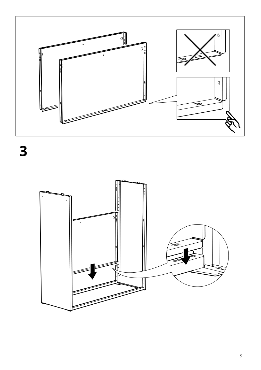 Assembly instructions for IKEA Ivar cabinet with doors gray green mesh | Page 9 - IKEA IVAR cabinet with doors 895.081.18