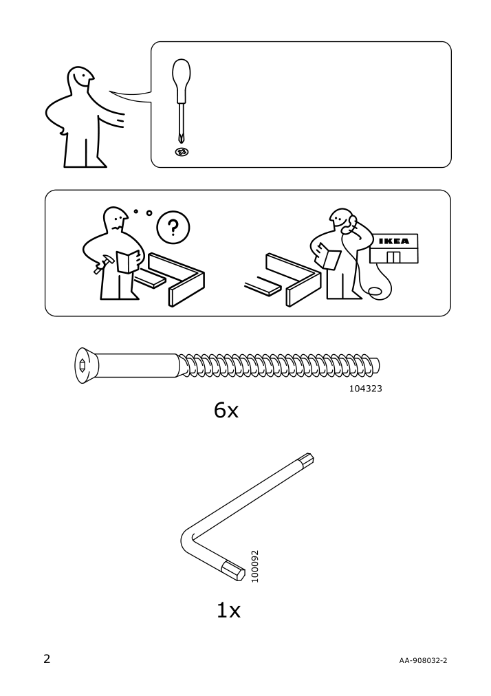 Assembly instructions for IKEA Ivar chair pine | Page 2 - IKEA INGO / IVAR table and 4 chairs 490.973.50