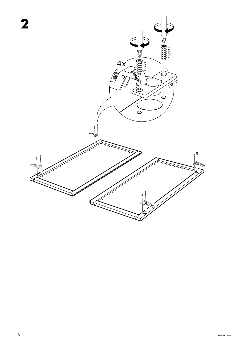 Assembly instructions for IKEA Ivar door dark gray felt | Page 6 - IKEA IVAR shelf unit with doors 195.078.67