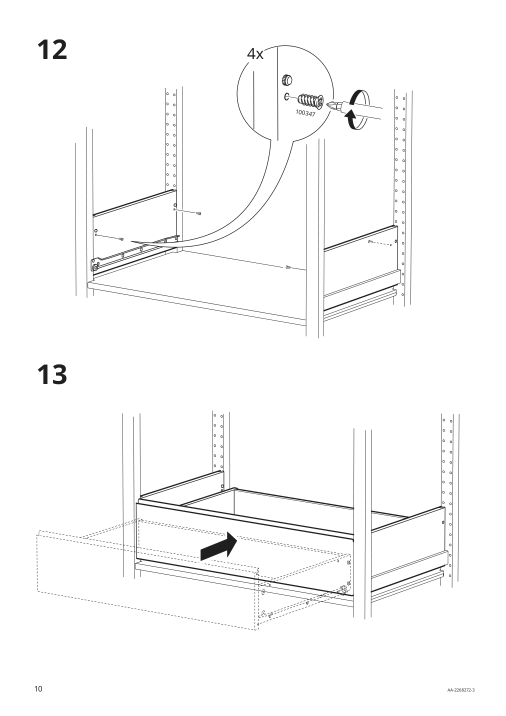 Assembly instructions for IKEA Ivar drawer pine | Page 10 - IKEA IVAR drawer 804.889.02