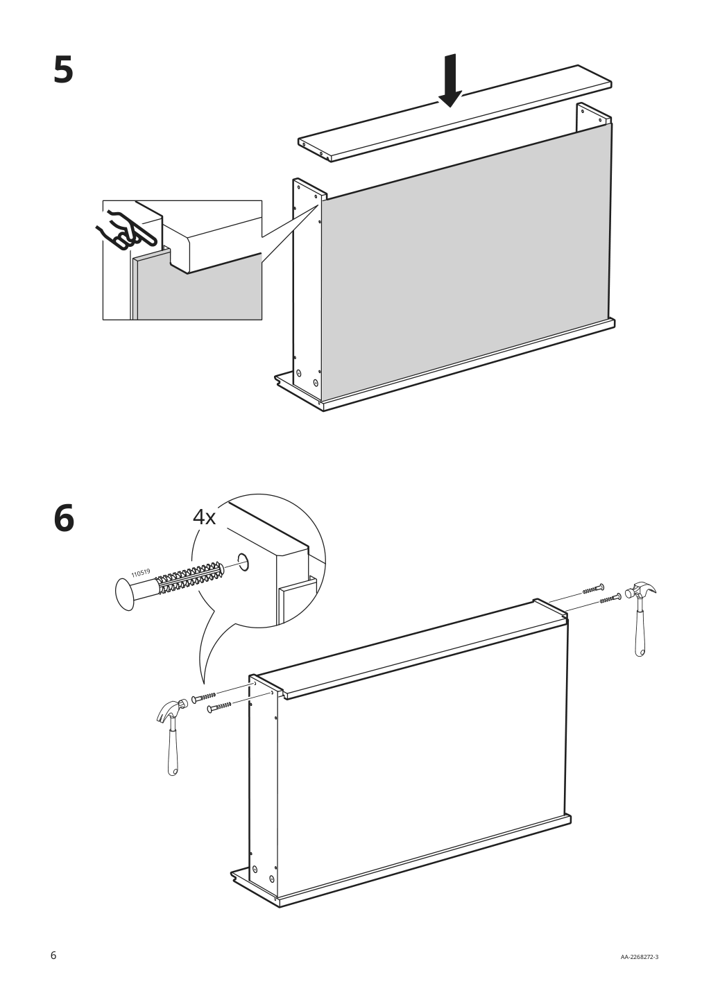 Assembly instructions for IKEA Ivar drawer pine | Page 6 - IKEA IVAR drawer 804.889.02