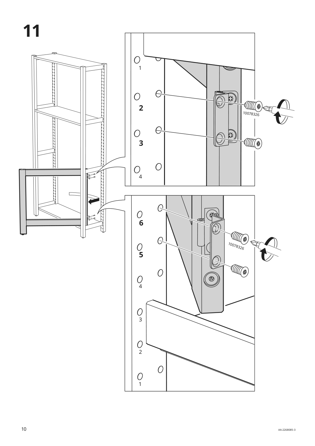 Assembly instructions for IKEA Ivar folding table pine | Page 10 - IKEA IVAR folding table 705.125.87