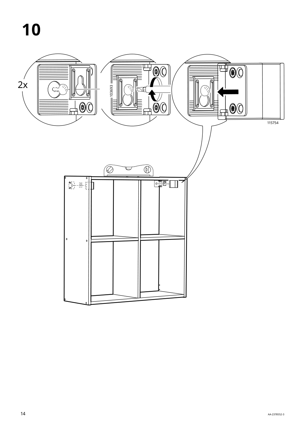 Assembly instructions for IKEA Ivar shelf unit pine | Page 14 - IKEA IVAR shelving unit 695.628.23