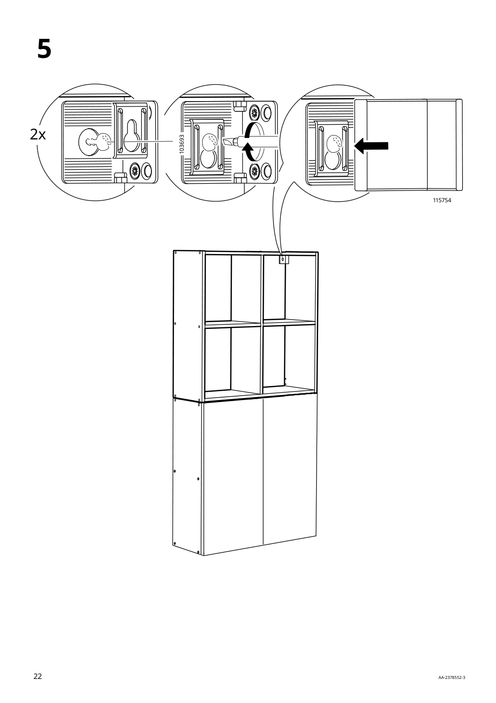 Assembly instructions for IKEA Ivar shelf unit pine | Page 22 - IKEA IVAR shelving unit 695.628.23