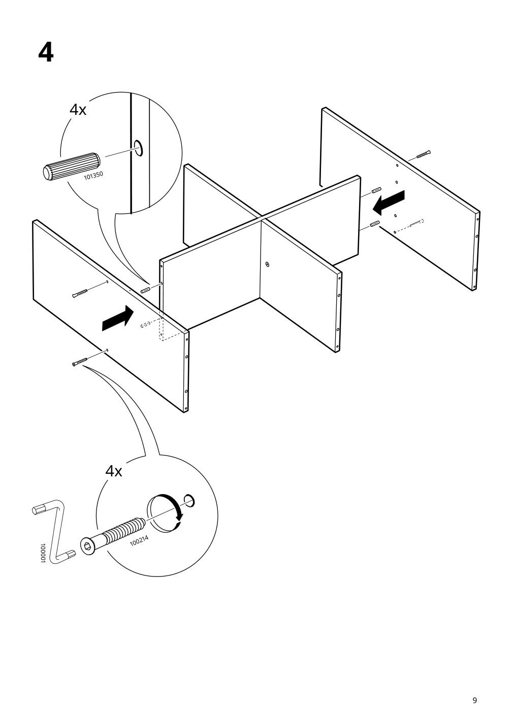 Assembly instructions for IKEA Ivar shelf unit pine | Page 9 - IKEA IVAR shelving unit 995.628.12