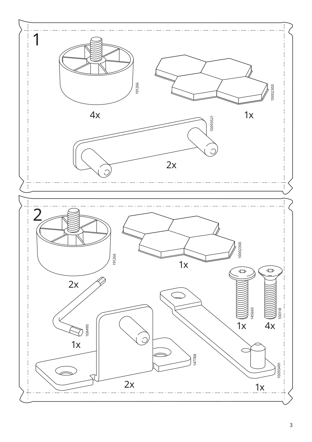 Assembly instructions for IKEA Jaettebo 1 5 seat module with storage | Page 3 - IKEA JÄTTEBO 1.5-seat module with storage 894.714.74