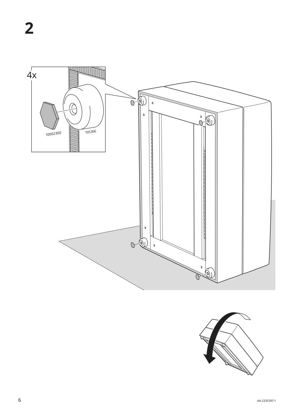 Assembly instructions for IKEA Jaettebo 1 5 seat module with storage | Page 6 - IKEA JÄTTEBO 2.5-seat mod sofa w chaise 394.713.58