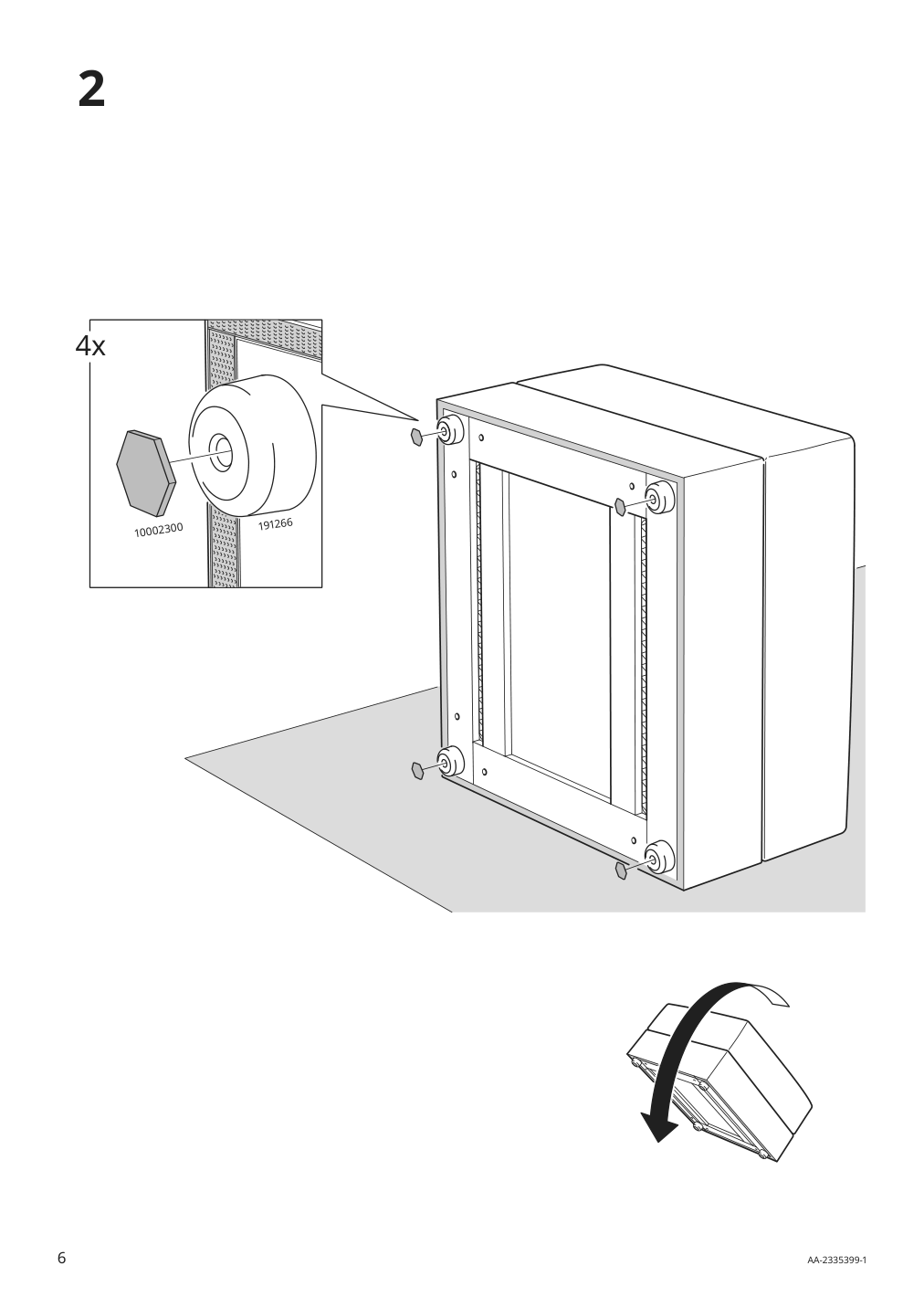 Assembly instructions for IKEA Jaettebo 1 seat module with storage | Page 6 - IKEA JÄTTEBO modular loveseat 694.695.04