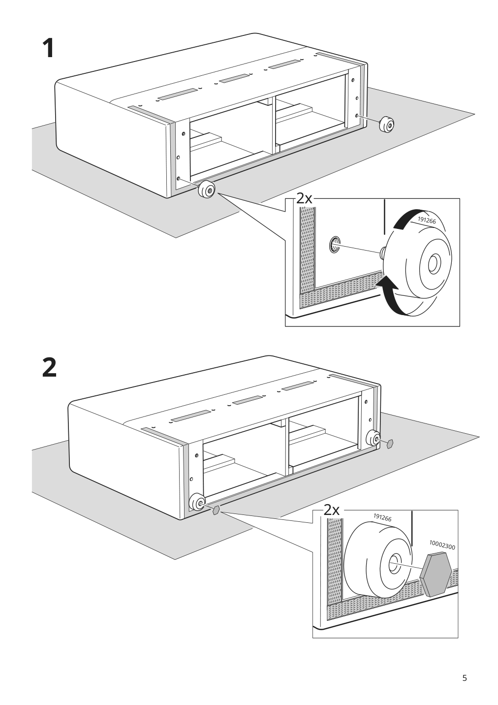 Assembly instructions for IKEA Jaettebo armrest | Page 5 - IKEA JÄTTEBO modular loveseat 495.104.01