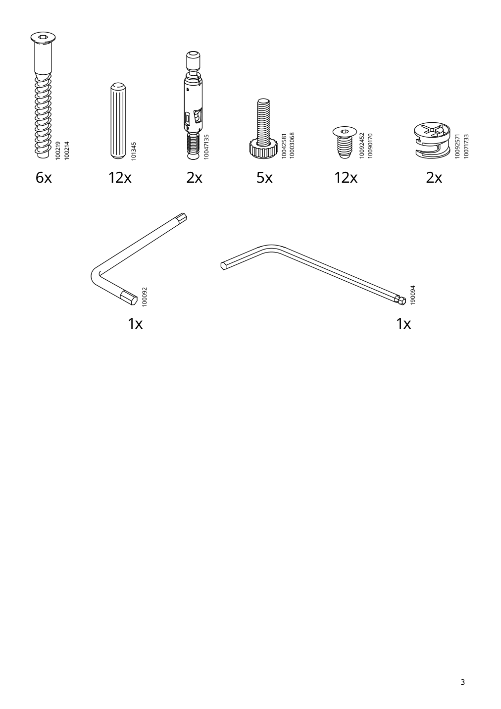 Assembly instructions for IKEA Jaettesta coffee table white light bamboo | Page 3 - IKEA JÄTTESTA coffee table 305.387.92