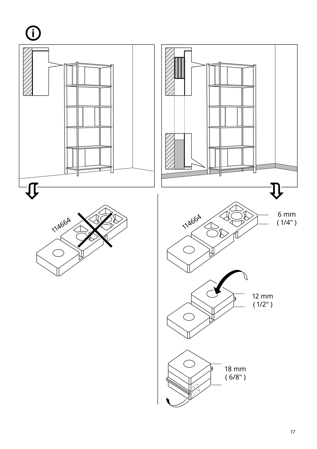 Assembly instructions for IKEA Jaettesta shelf unit white light bamboo | Page 17 - IKEA JÄTTESTA TV storage combination 194.972.17