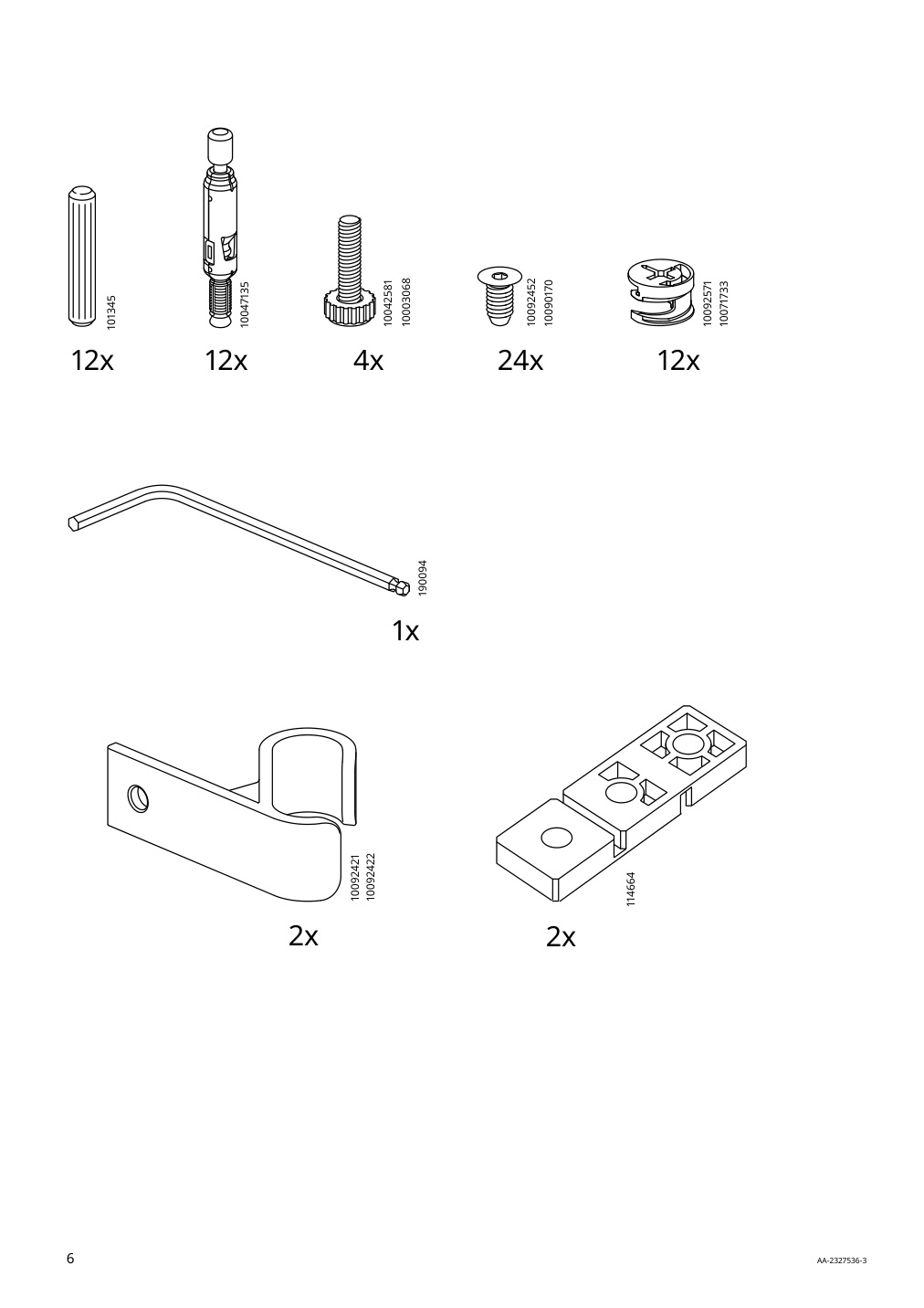 Assembly instructions for IKEA Jaettesta shelf unit white light bamboo | Page 6 - IKEA JÄTTESTA TV storage combination 194.972.17