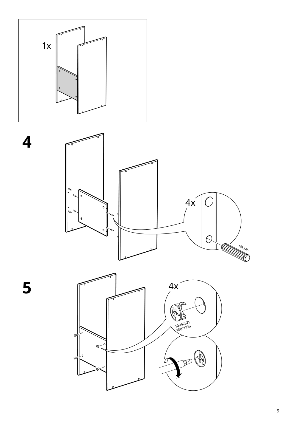 Assembly instructions for IKEA Jaettesta shelf unit white light bamboo | Page 9 - IKEA JÄTTESTA TV storage combination 194.972.17