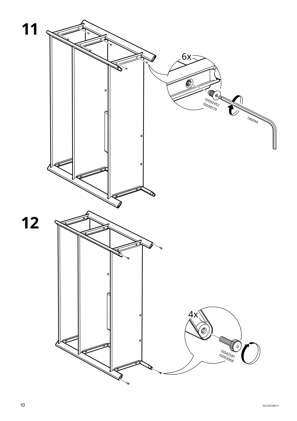 Assembly instructions for IKEA Jaettesta side table black | Page 10 - IKEA JÄTTESTA side table 905.219.15