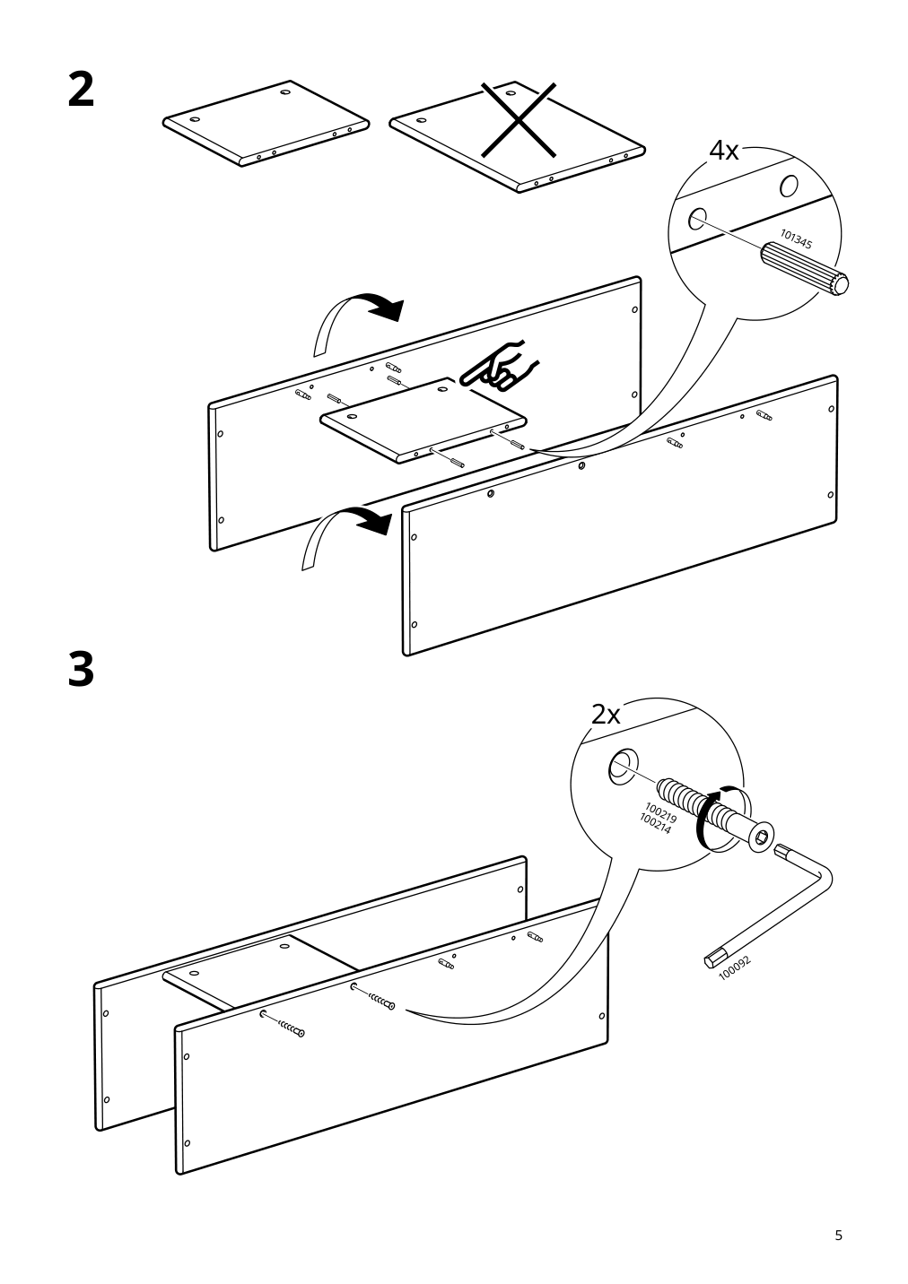 Assembly instructions for IKEA Jaettesta side table black | Page 5 - IKEA JÄTTESTA side table 905.219.15