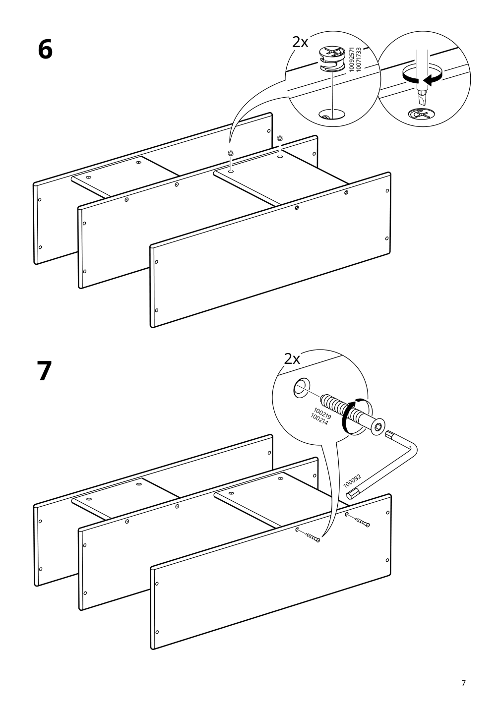 Assembly instructions for IKEA Jaettesta side table black | Page 7 - IKEA JÄTTESTA side table 905.219.15