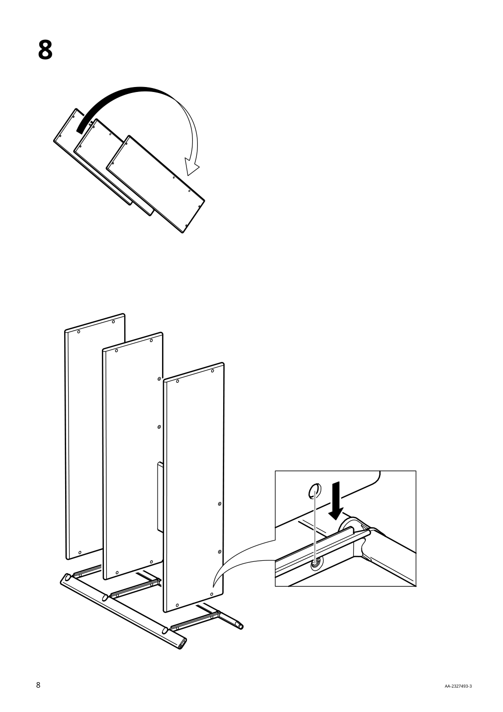 Assembly instructions for IKEA Jaettesta side table black | Page 8 - IKEA JÄTTESTA side table 905.219.15