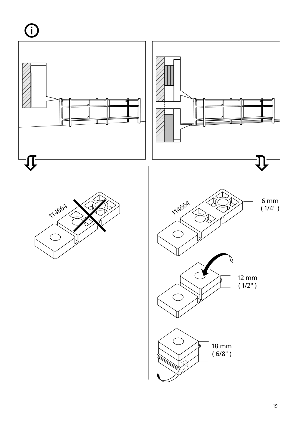 Assembly instructions for IKEA Jaettesta tv unit white light bamboo | Page 19 - IKEA JÄTTESTA TV storage combination 194.972.17