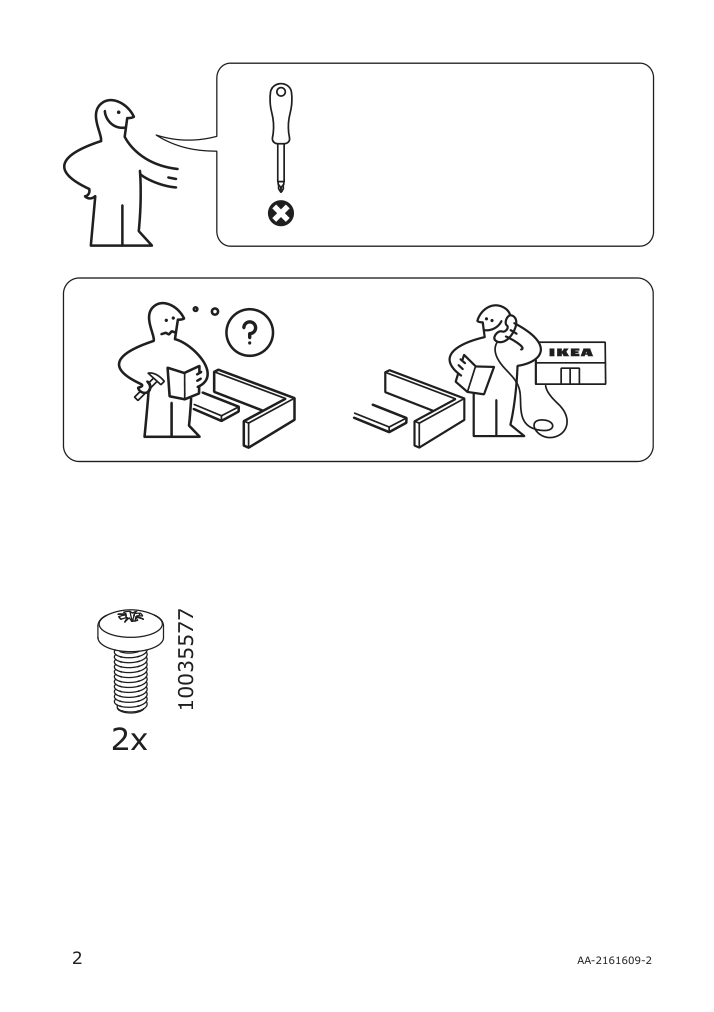 Assembly instructions for IKEA Jonaxel adjustable clothes rail white | Page 2 - IKEA JONAXEL wardrobe combination 593.114.63