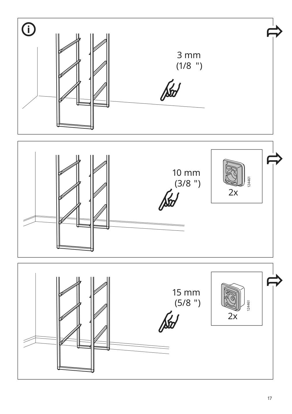 Assembly instructions for IKEA Jonaxel frame white | Page 17 - IKEA JONAXEL storage combination 592.974.38