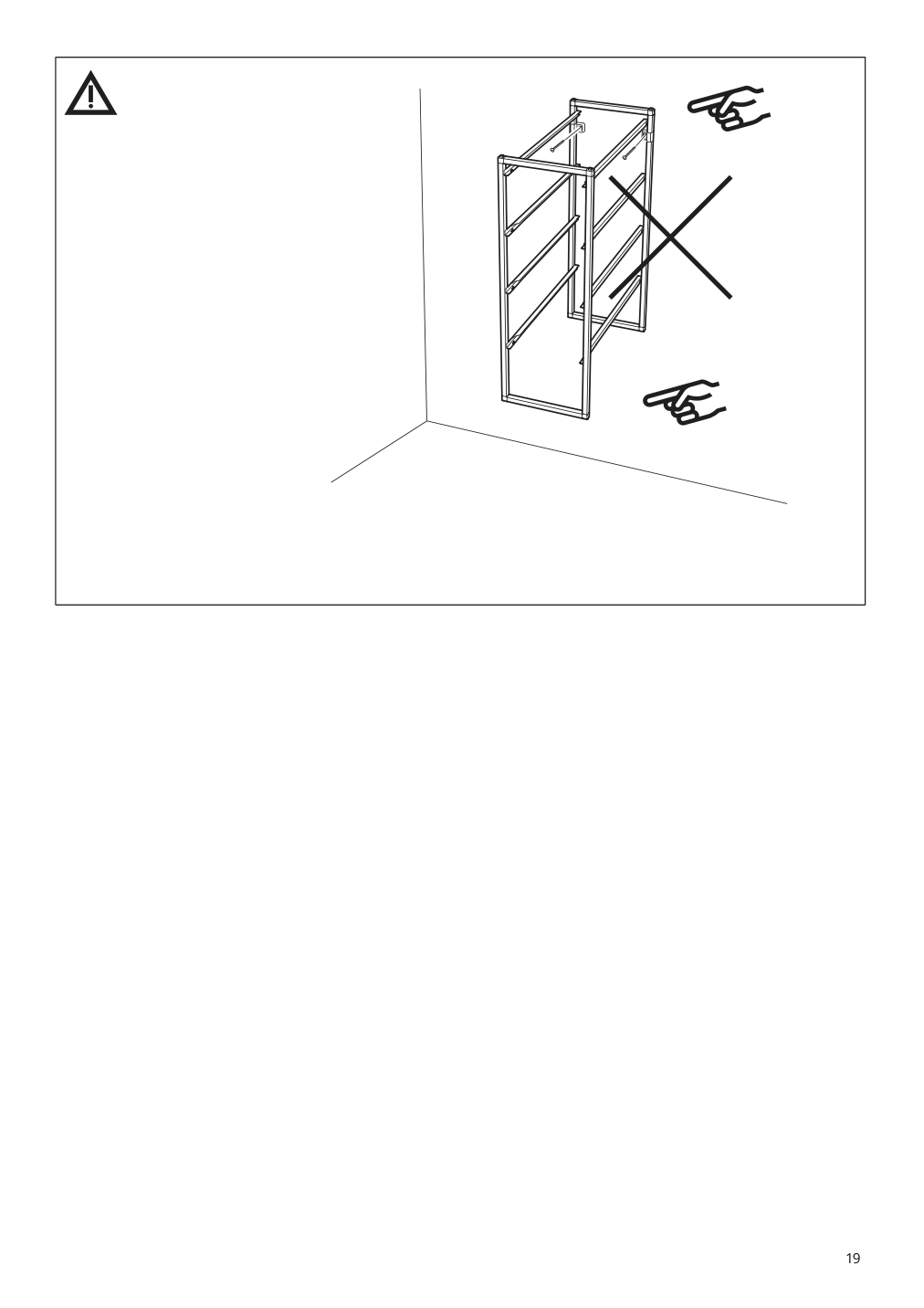 Assembly instructions for IKEA Jonaxel frame white | Page 19 - IKEA JONAXEL storage combination 592.974.38