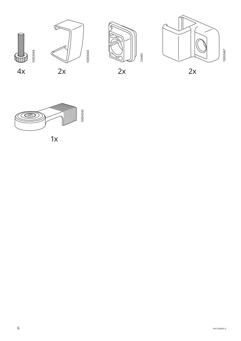 Assembly instructions for IKEA Jonaxel frame white | Page 6 - IKEA JONAXEL storage combination 592.974.38