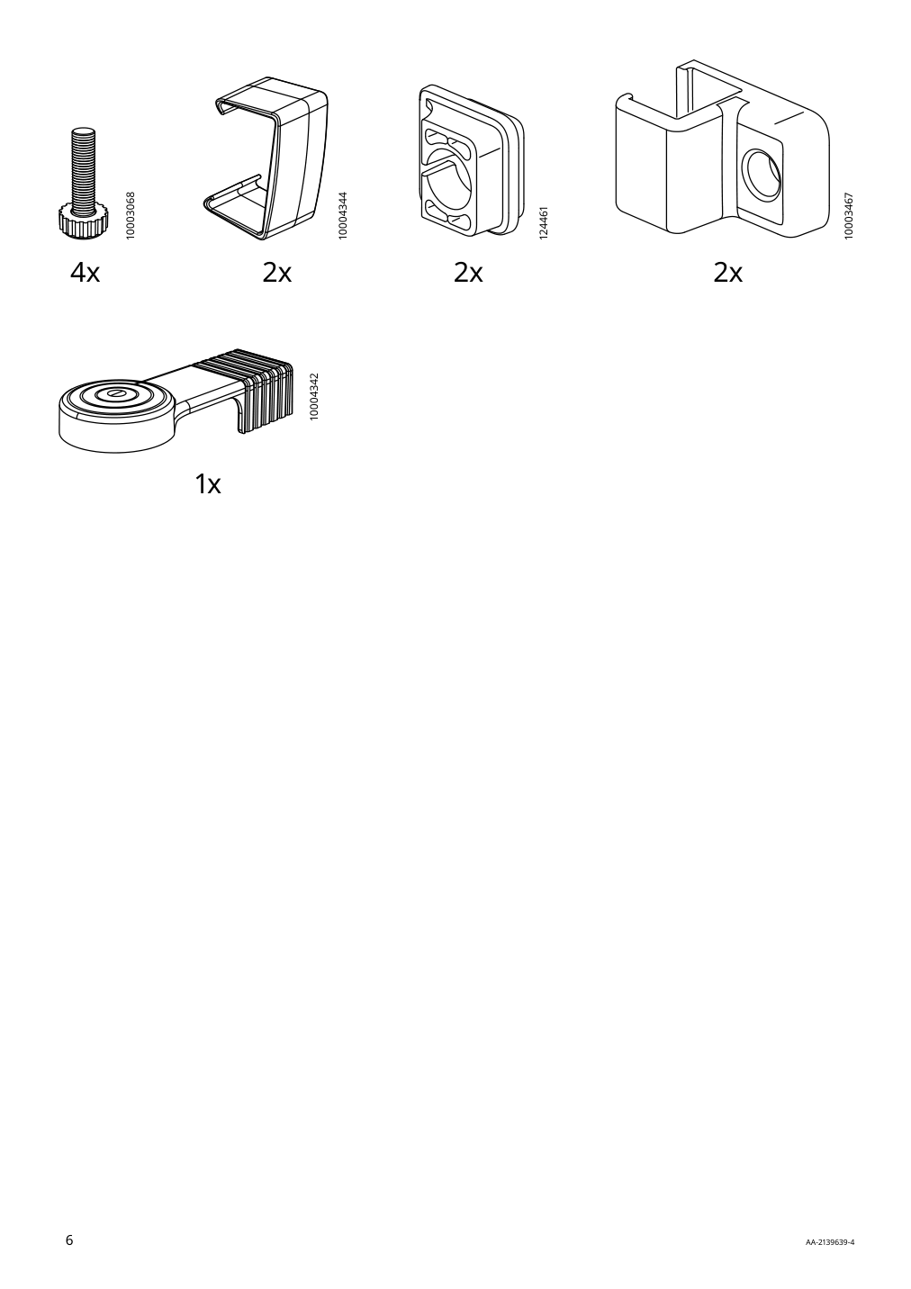 Assembly instructions for IKEA Jonaxel frame white | Page 6 - IKEA JONAXEL open storage combination 393.239.90