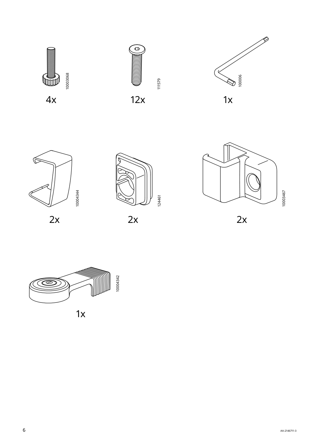 Assembly instructions for IKEA Jonaxel shelf unit white | Page 6 - IKEA JONAXEL shelf unit 704.199.71