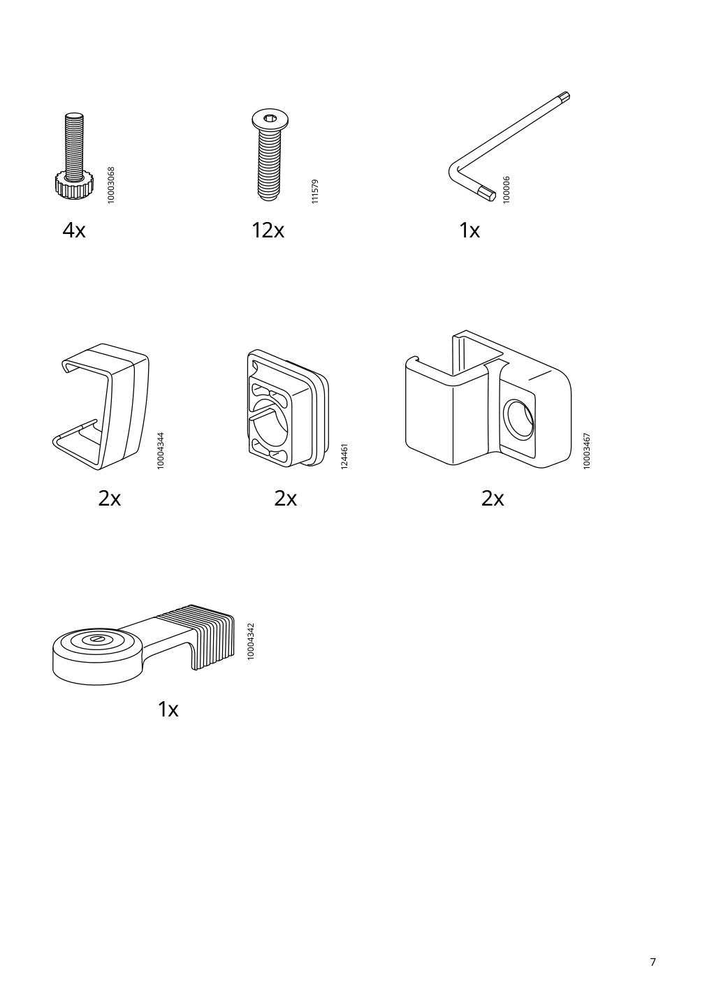 Assembly instructions for IKEA Jonaxel shelf unit white | Page 7 - IKEA JONAXEL shelf unit 304.199.73