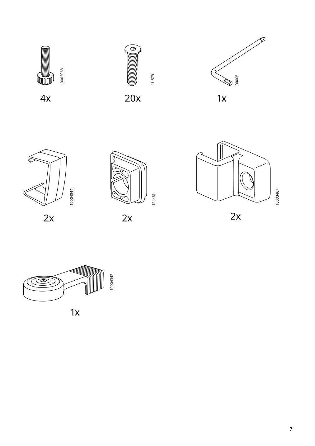 Assembly instructions for IKEA Jonaxel shelf unit white | Page 7 - IKEA JONAXEL shelf unit 504.199.72