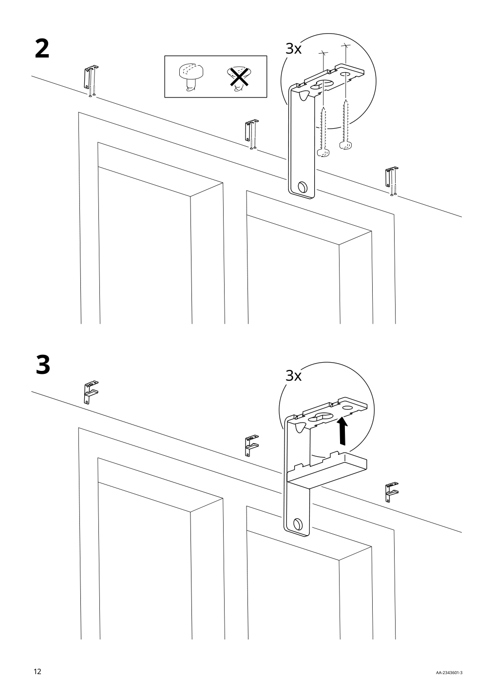 Assembly instructions for IKEA Kaegelkaktus curtain rod set oak effect | Page 12 - IKEA KÄGELKAKTUS curtain rod set 105.448.45