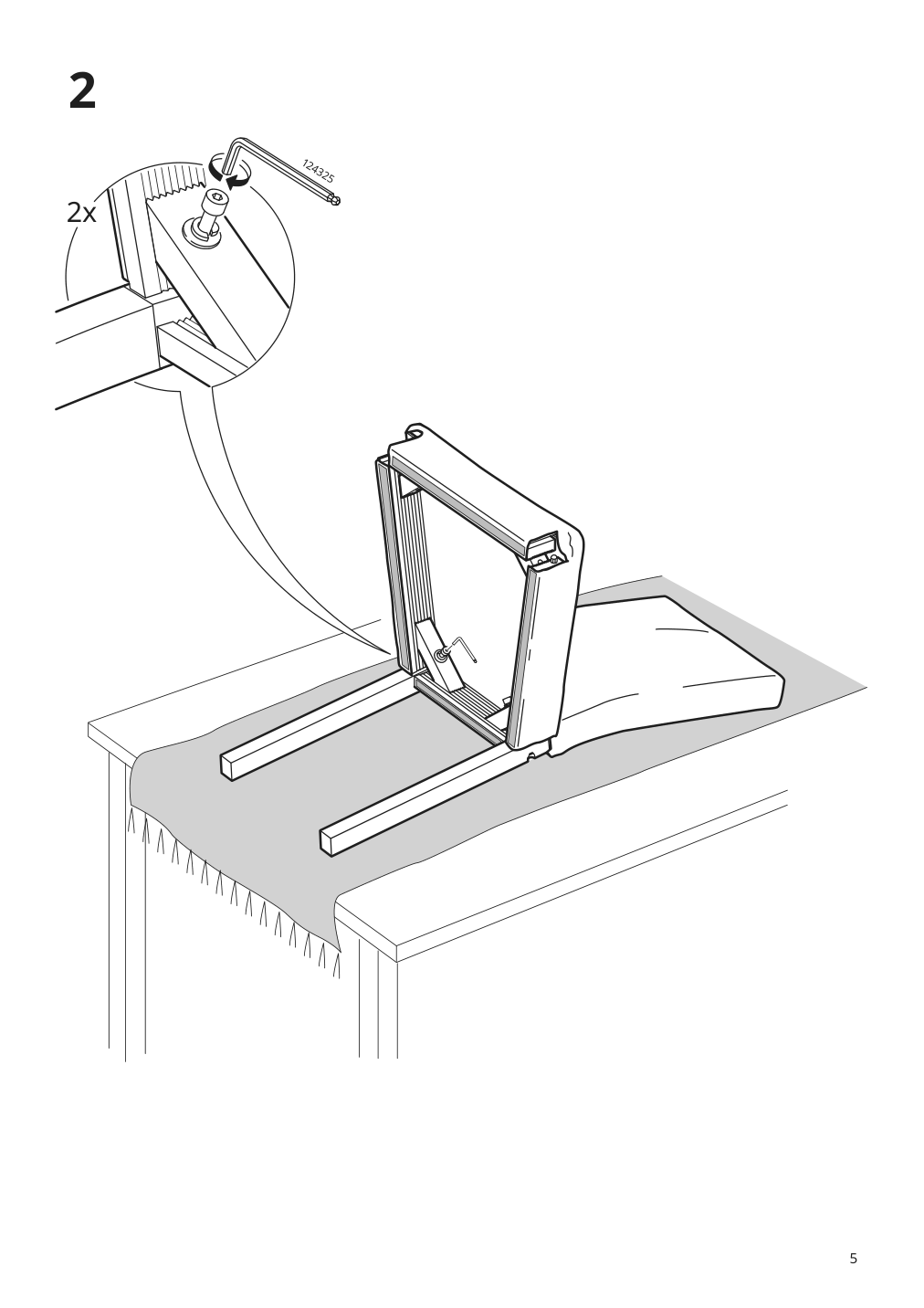 Assembly instructions for IKEA Kaettil chair white knisa light gray | Page 5 - IKEA MELLTORP / KÄTTIL table and 4 chairs 594.282.03