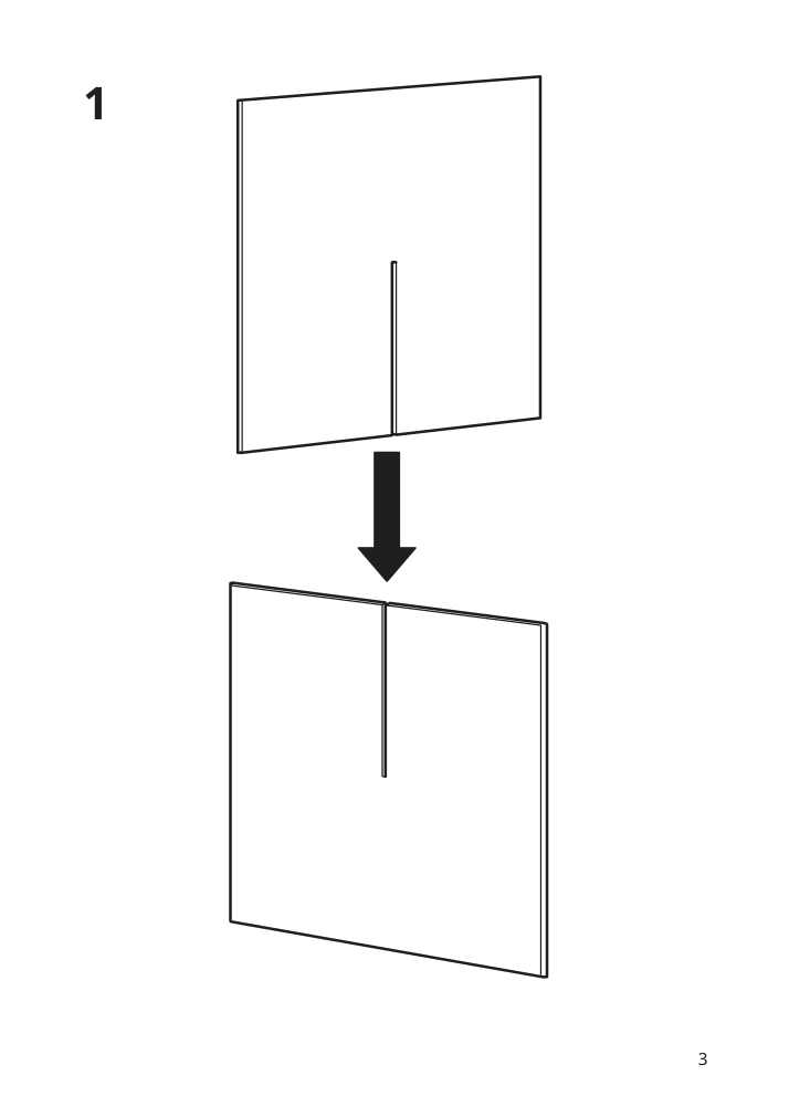 Assembly instructions for IKEA Kallax insert with compartments white | Page 3 - IKEA KALLAX shelf unit with 4 inserts 594.259.16