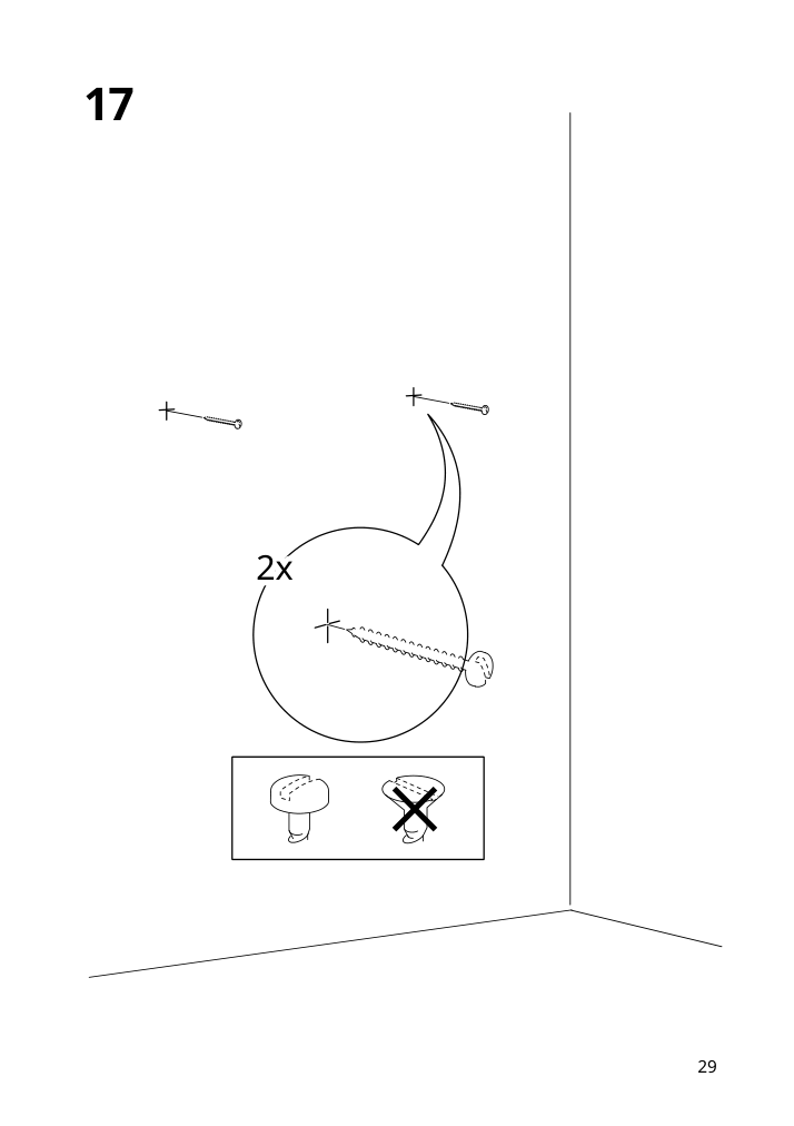 Assembly instructions for IKEA Kallax shelf unit dark green | Page 29 - IKEA KALLAX shelving unit with underframe 995.635.81