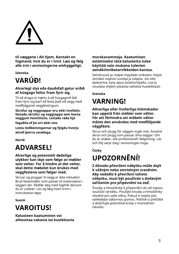 Assembly instructions for IKEA Kallax shelf unit dark green | Page 3 - IKEA KALLAX shelf unit 405.620.79